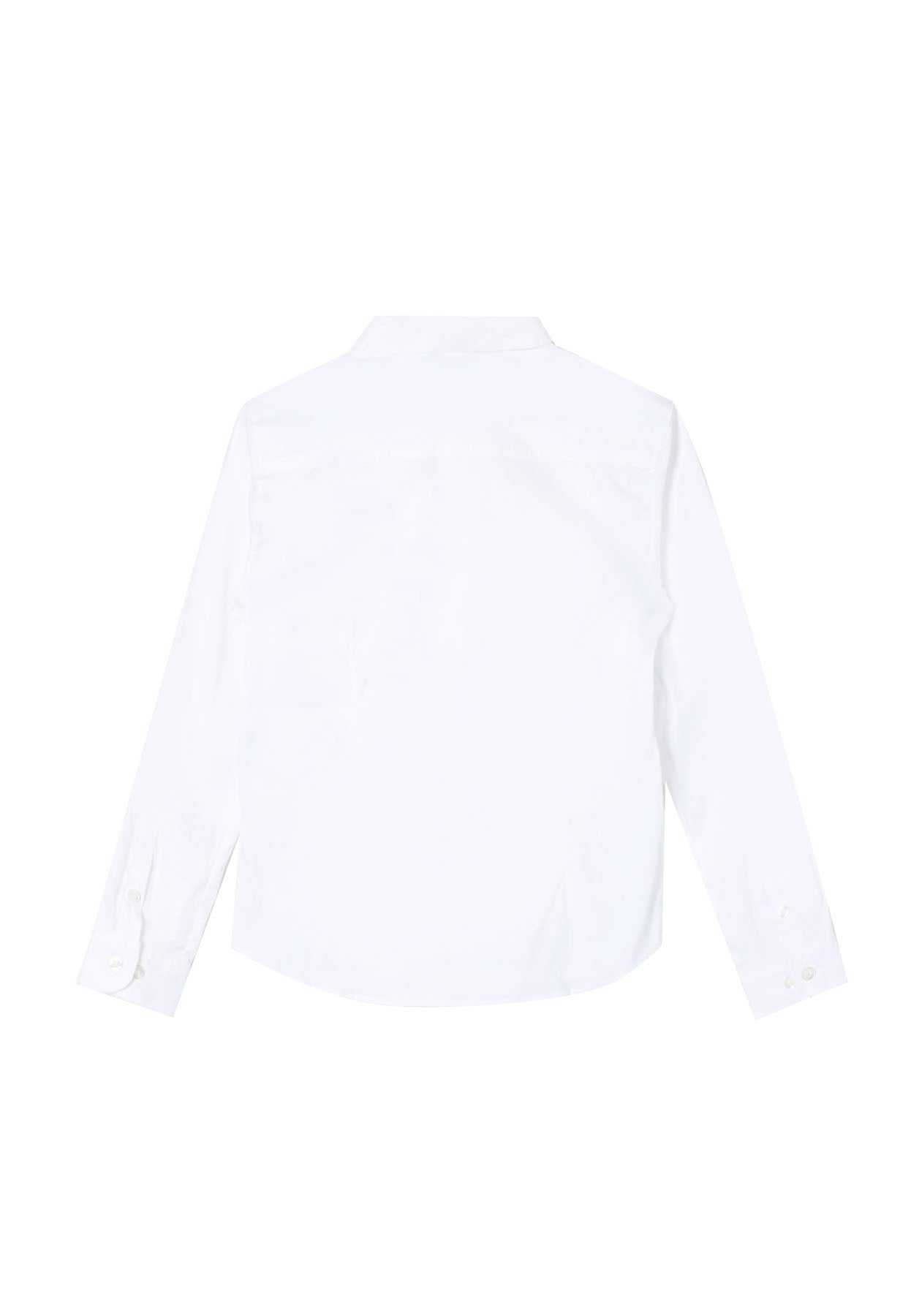 Camicia bambino Emporio Armani bianca in cotone | ViaMonte Shop