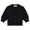Maglia cardigan bambino Emporio Armani blu navy in misto lana