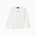 T-shirt bambino Emporio Armani panna in cotone