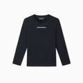 T-shirt bambino Emporio Armani blu in cotone | ViaMonte Shop
