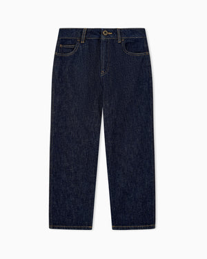 Jeans bambino Emporio Armani blu in denim di cotone