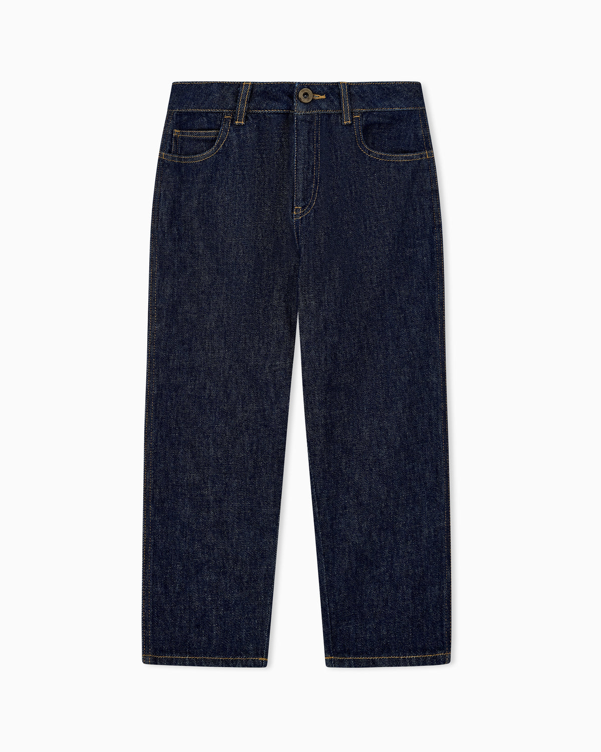 Jeans bambino Emporio Armani blu in denim di cotone