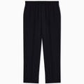 Pantalone bambino Emporio Armani blu in nylon misto viscosa | ViaMonte Shop