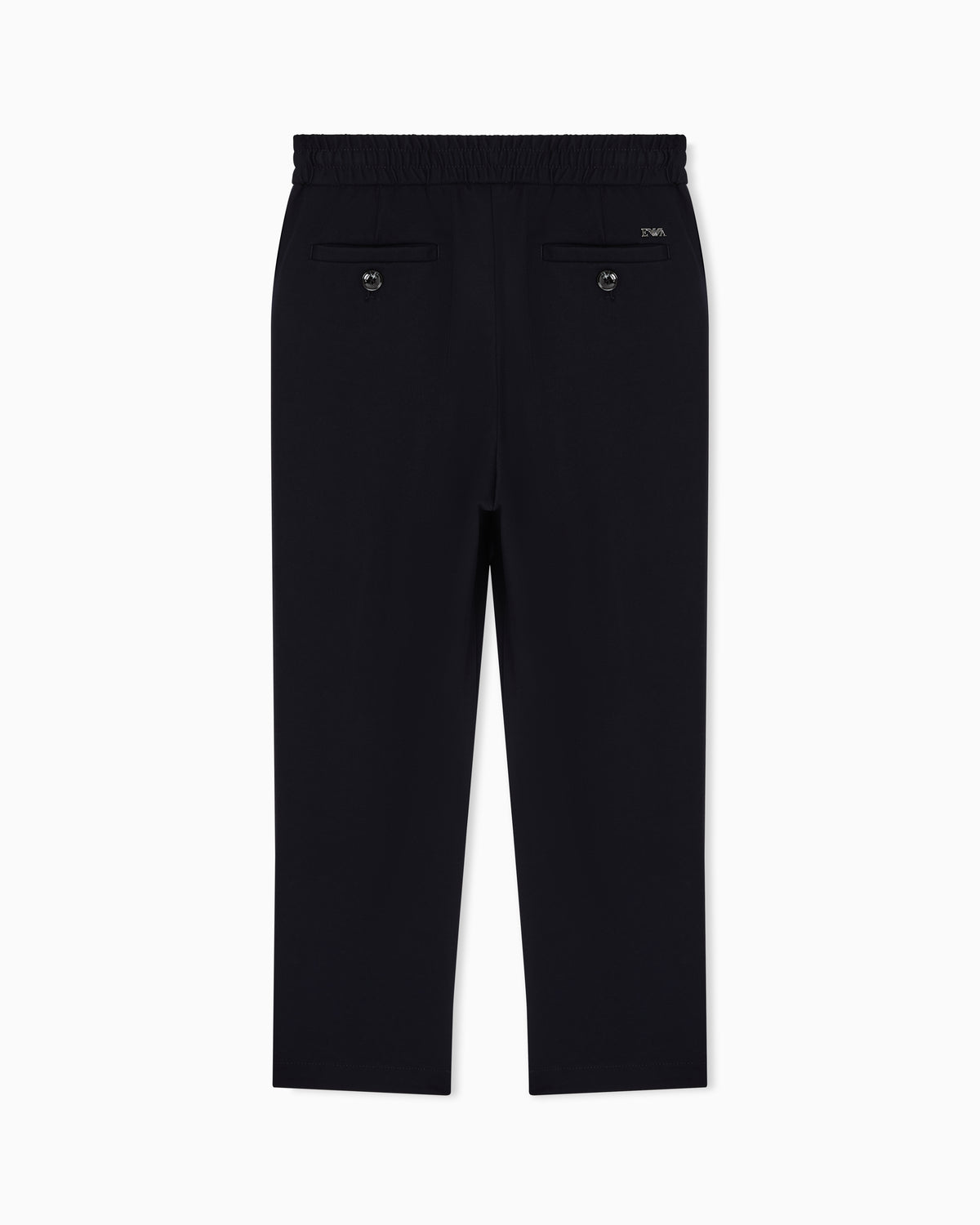 Pantalone bambino Emporio Armani blu in nylon misto viscosa | ViaMonte Shop