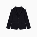 Giacca bambino Emporio Armani blu in nylon misto viscosa | ViaMonte Shop