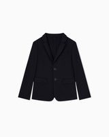 Giacca bambino Emporio Armani blu in nylon misto viscosa | ViaMonte Shop