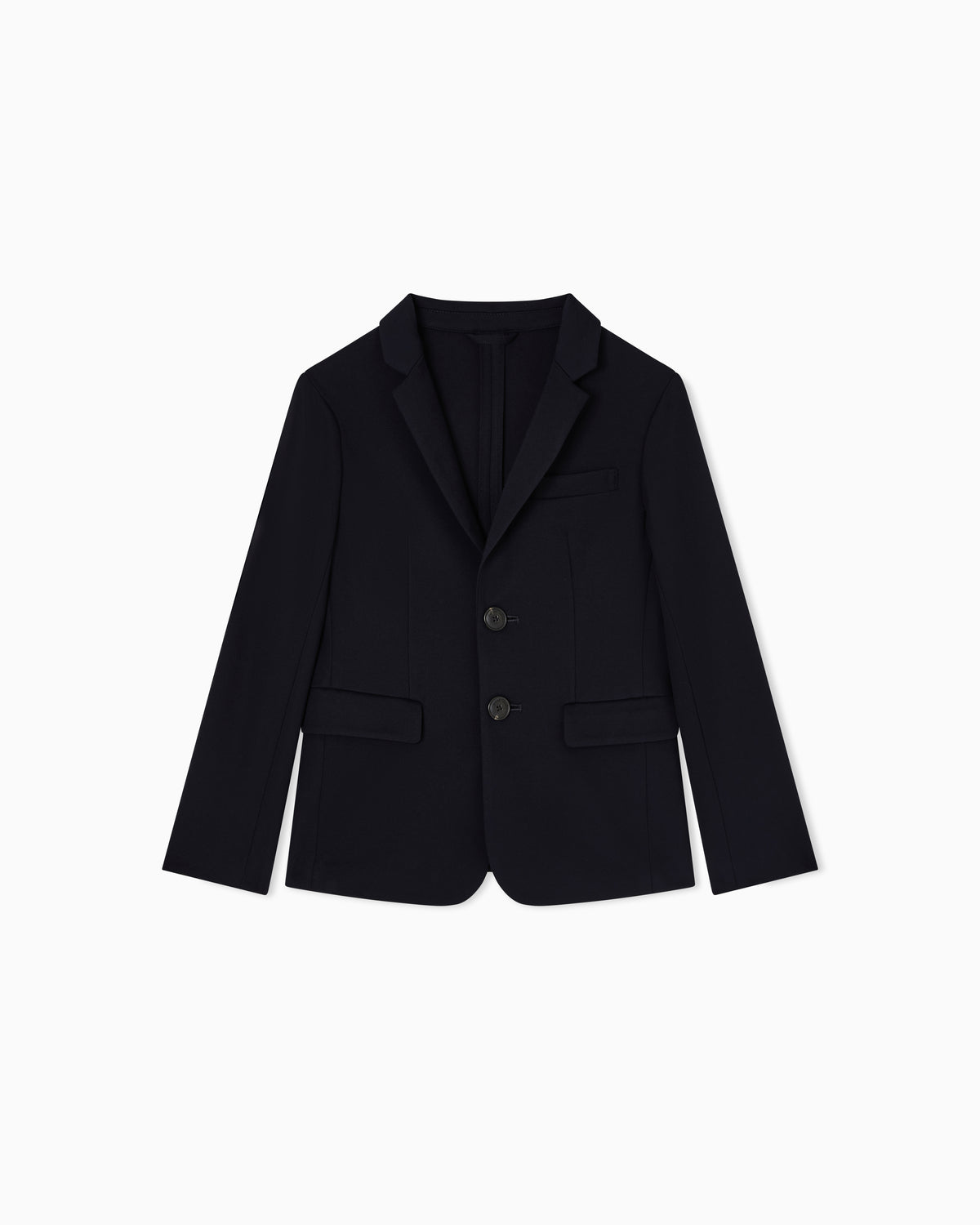 Giacca bambino Emporio Armani blu in nylon misto viscosa | ViaMonte Shop