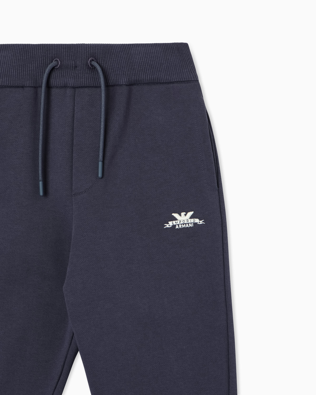 Pantalone jogging bambino Emporio Armani blu in cotone