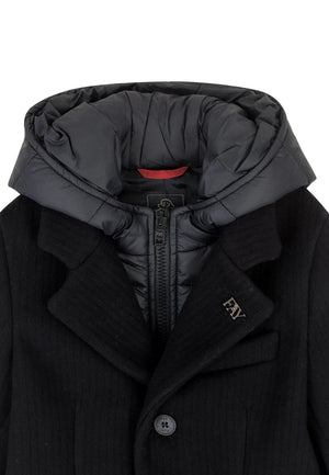 Cappotto bambino Fay blu in lana | ViaMonte Shop