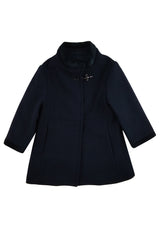 Cappotto neonata Fay blu in lana | ViaMonte Shop