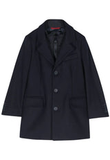 Cappotto bambino Fay nero in lana | ViaMonte Shop
