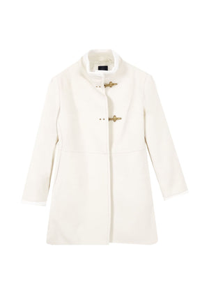 Cappotto bambina Fay panna in lana | ViaMonte Shop