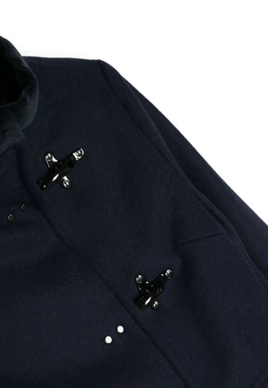 Cappotto bambina Fay blu in lana | ViaMonte Shop