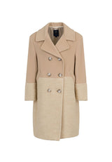 Cappotto bambina Fay beige in lana | ViaMonte Shop