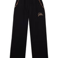 Pantalone sportivo bambina GCDS nero in cotone | ViaMonte Shop
