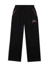 Pantalone sportivo bambina GCDS nero in cotone | ViaMonte Shop