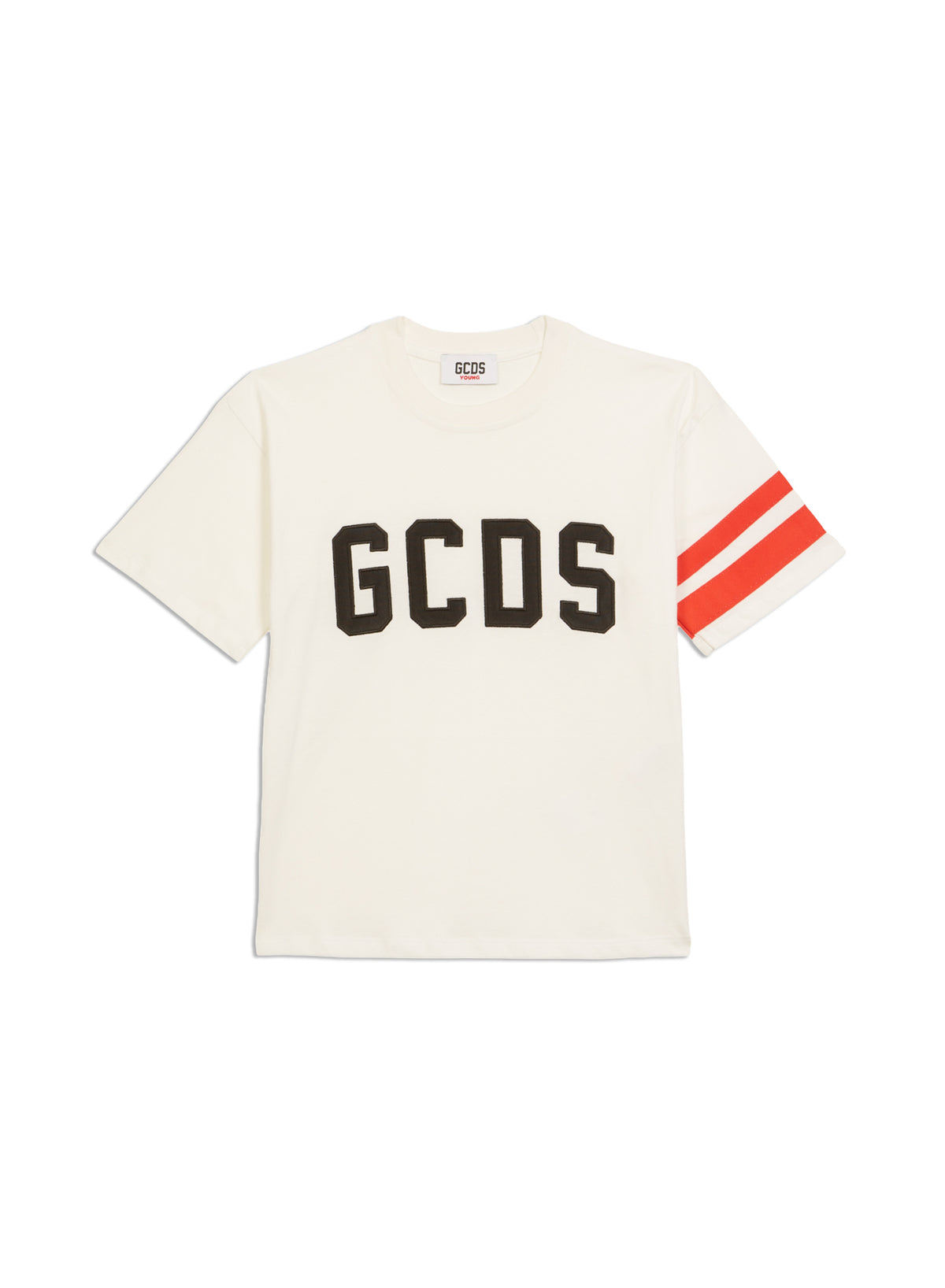 T-shirt bambino GCDS kids bianca in cotone