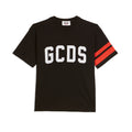T-shirt bambino GCDS kids nera in cotone | ViaMonte Shop