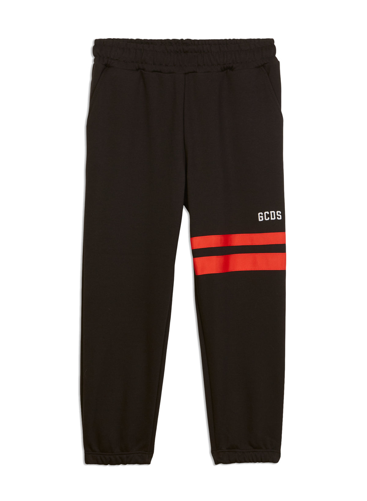 Pantalone sportivo bambino GCDS nero in cotone