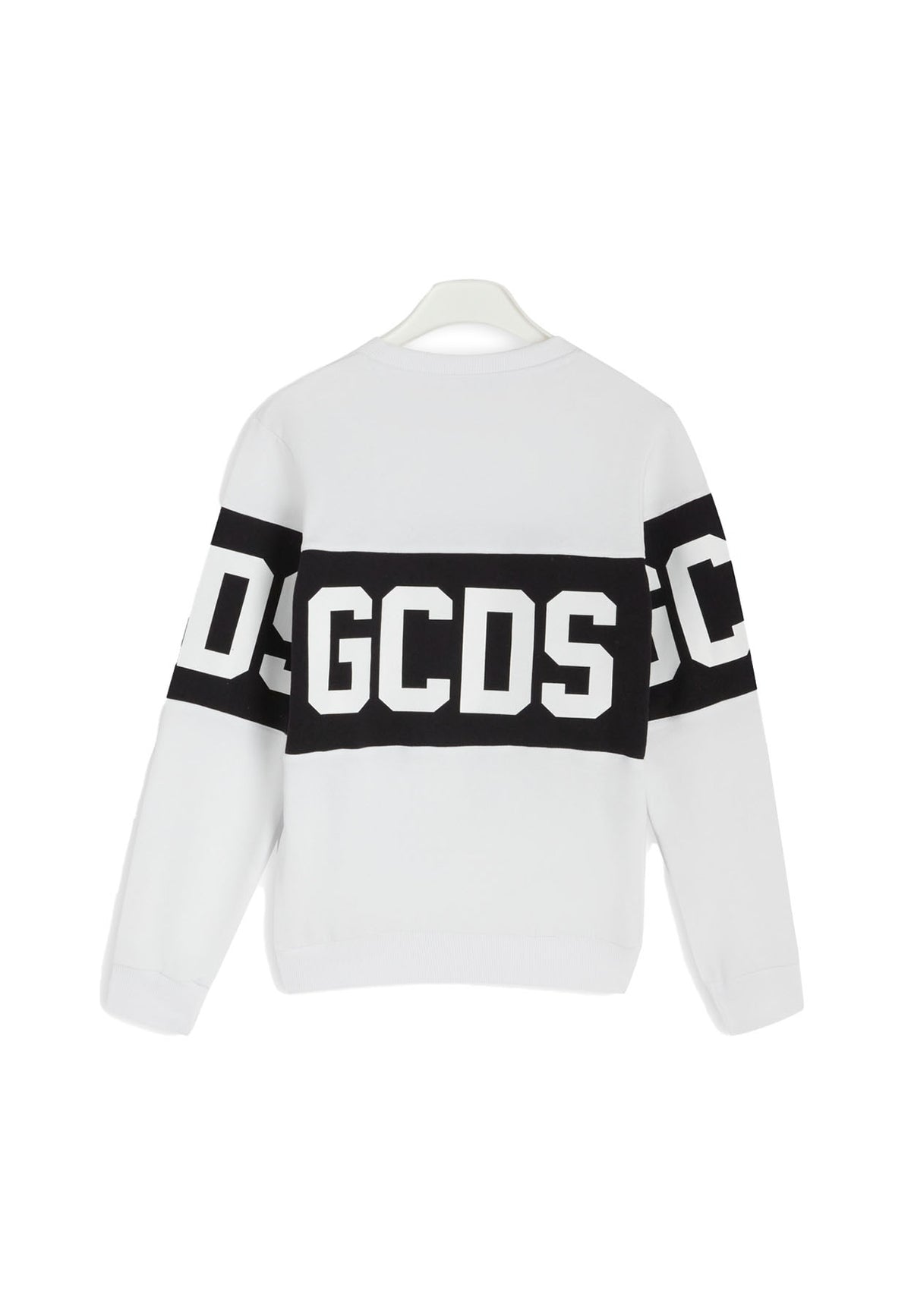 Felpa bambino GCDS kids bianca in cotone