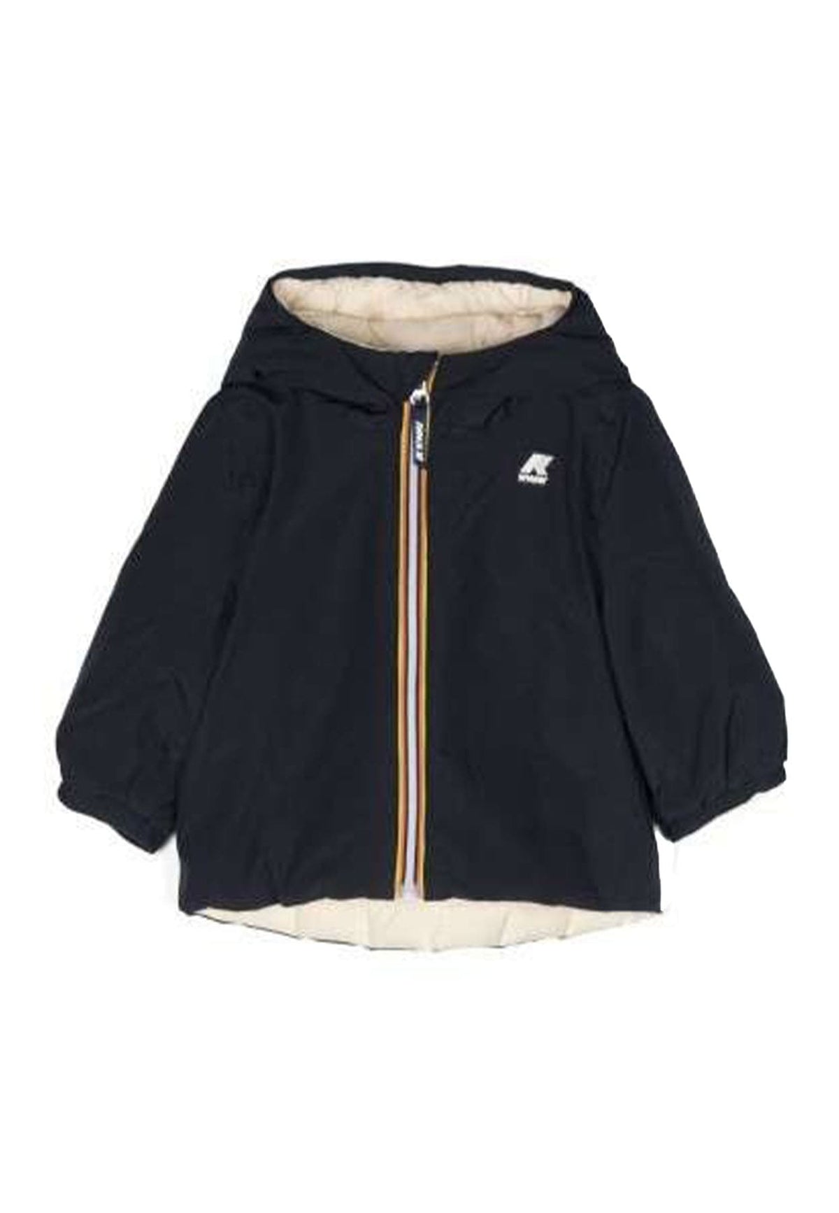 Giubbino neonato K-Way E.Jack thermo double blu/beige | ViaMonte Shop