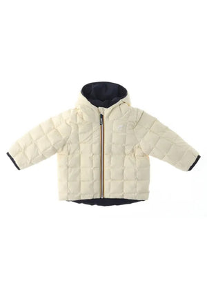 Giubbino neonato K-Way E.Jack thermo double blu/beige | ViaMonte Shop