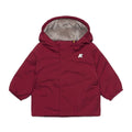 Giubbino neonato K-Way E. Jack soft touch marmotta rosso in nylon