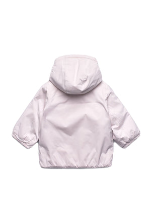 Giubbino neonata K-Way E. Jack soft touch marmotta rosa in nylon