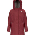 Giubbino bambina K - Way P. Denise soft touch marmotta rosso in nylon | ViaMonte Shop