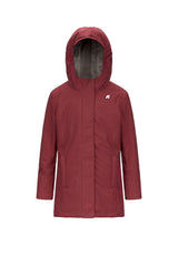 Giubbino bambina K - Way P. Denise soft touch marmotta rosso in nylon | ViaMonte Shop