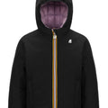 K-Way giubbino Lily eco nero/rosa bambina in nylon | ViaMonte Shop