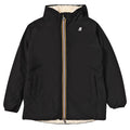 Giubbino bambina K-Way P.Sophie nero/beige in nylon | ViaMonte Shop