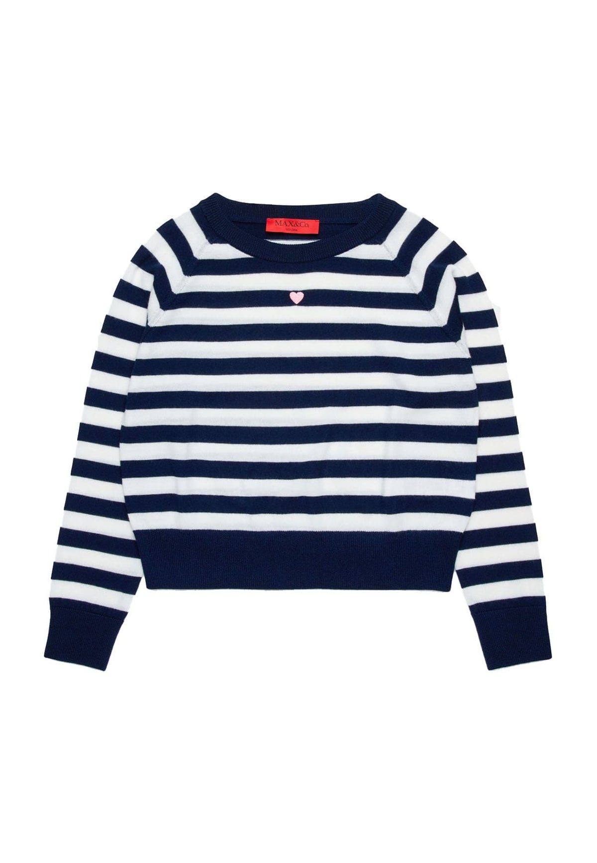 Maglia bambina Max&Co a righe in lana | ViaMonte Shop