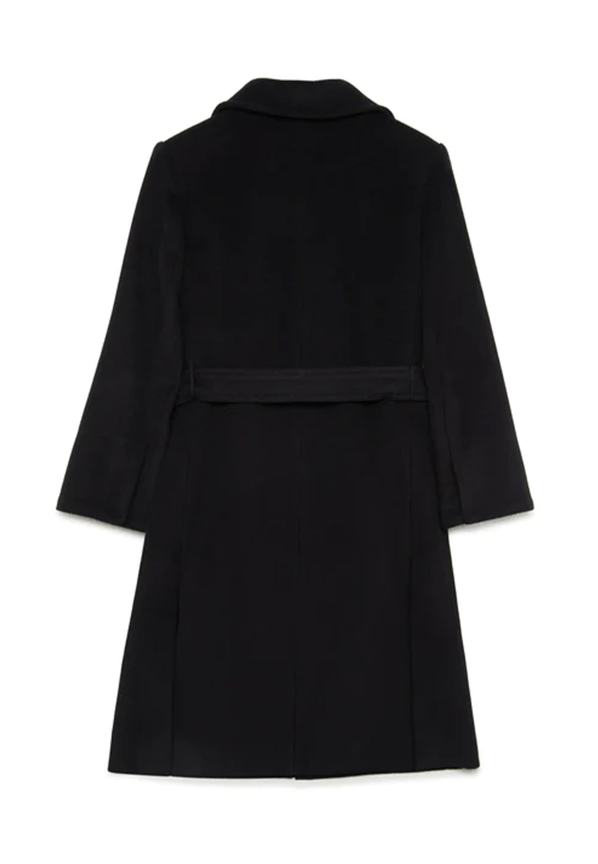 Cappotto bambina Max&Co nero in lana | ViaMonte Shop