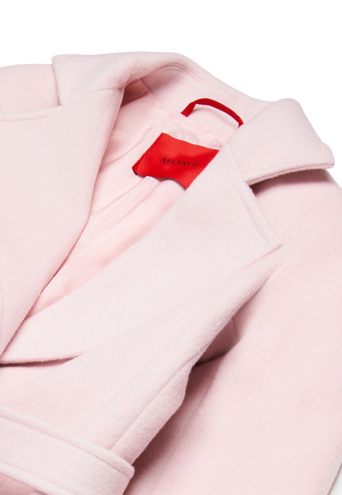 Cappotto bambina Max&Co Runaway rosa in lana | ViaMonte Shop