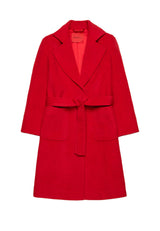 Cappotto bambina Max&Co Runaway rosso in lana