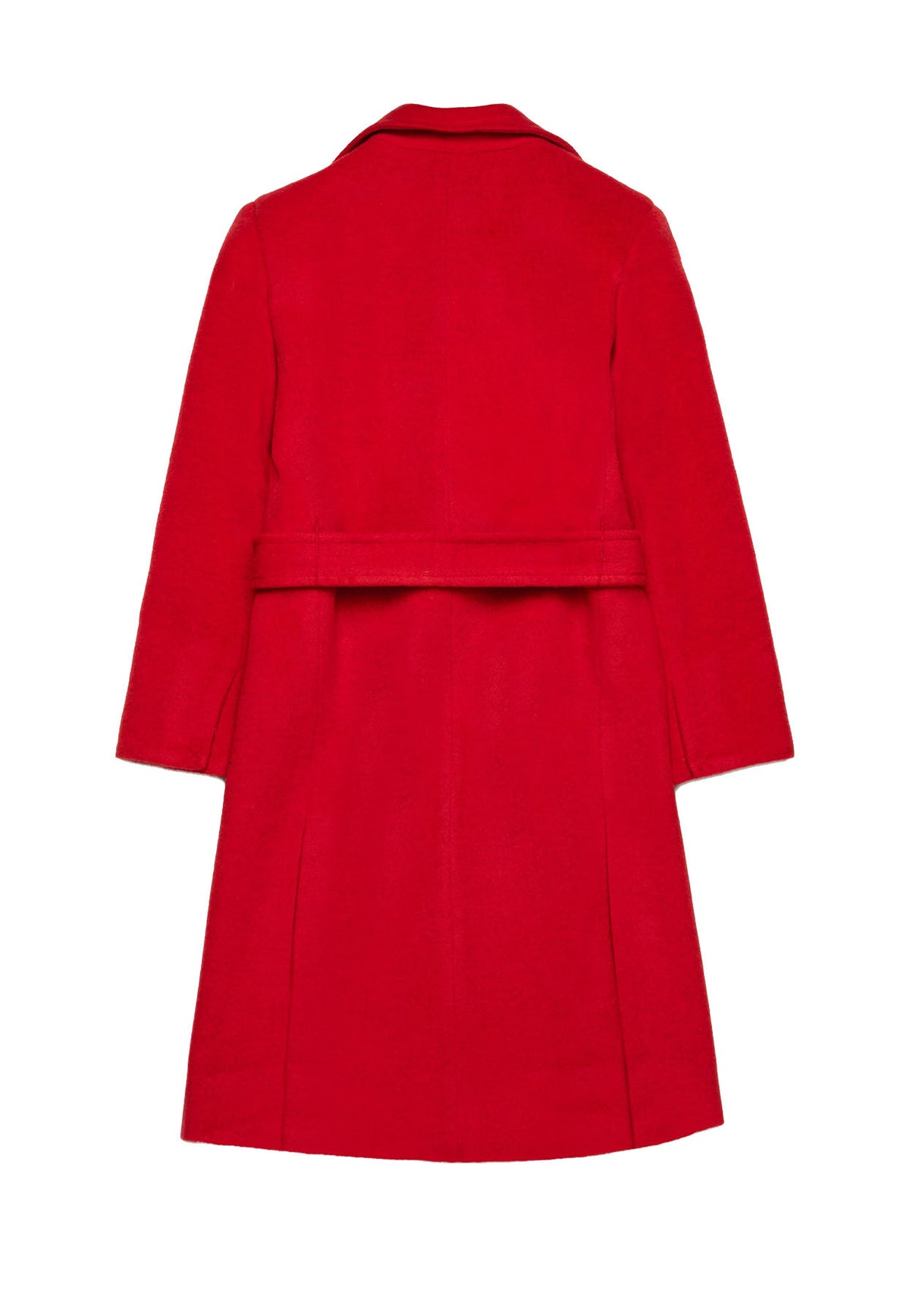 Cappotto bambina Max&Co Runaway rosso in lana