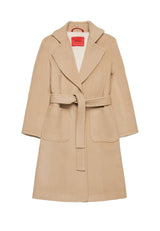 Cappotto bambina Max&Co beige in lana | ViaMonte Shop
