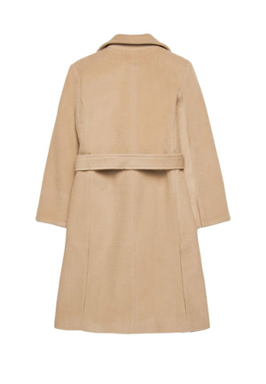 Cappotto bambina Max&Co beige in lana | ViaMonte Shop