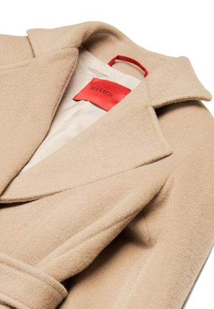 Cappotto bambina Max&Co beige in lana | ViaMonte Shop