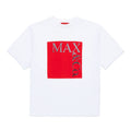 T-shirt bambina Max&Co bianca in cotone | ViaMonte Shop