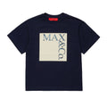 T-shirt bambina Max&Co blu in cotone | ViaMonte Shop