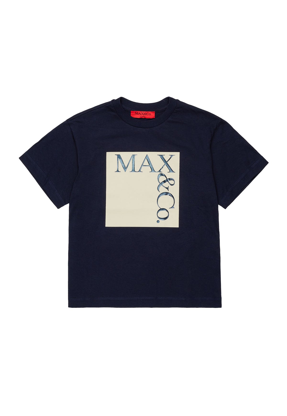 T-shirt bambina Max&Co blu in cotone | ViaMonte Shop