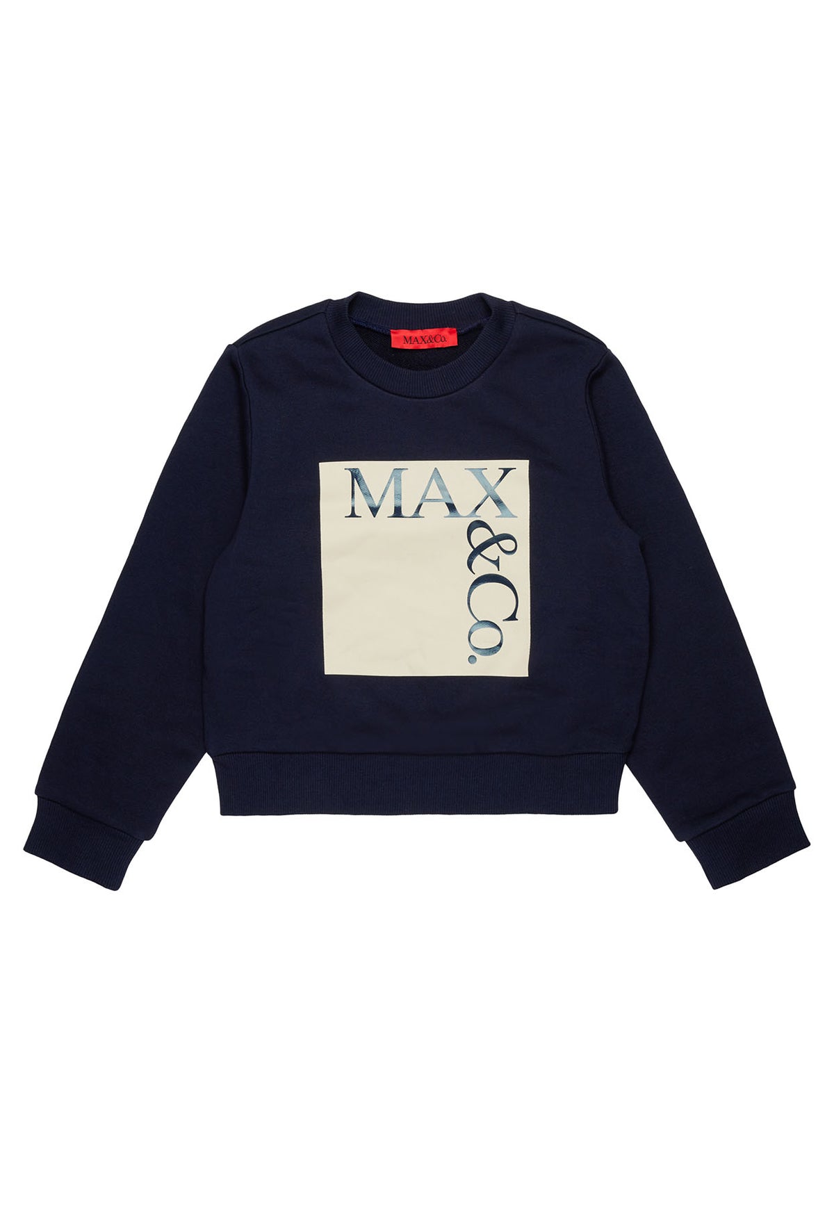 Felpa bambina Max&Co blu in cotone | ViaMonte Shop