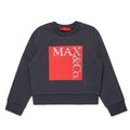 Felpa bambina Max&Co grigia in cotone