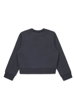 Felpa bambina Max&Co grigia in cotone