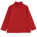 Lupetto bambina Monnalisa rosso in jersey di cotone | ViaMonte Shop