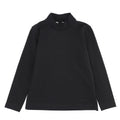Lupetto bambina Monnalisa nero in jersey di cotone | ViaMonte Shop