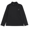 Lupetto bambina Monnalisa nero in jersey elasticizzato | ViaMonte Shop