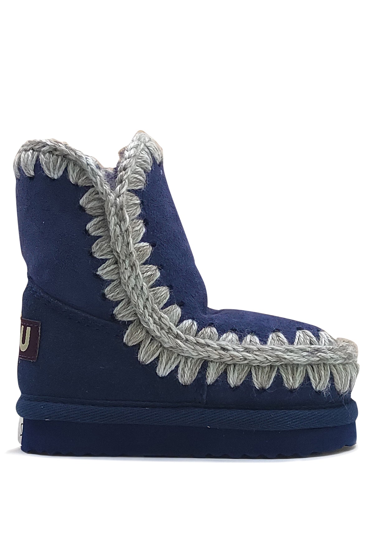 Stivaletti Eskimo bambina Mou kids blu in pelle scamosciata | ViaMonte Shop